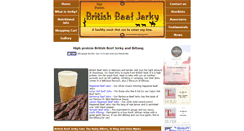 Desktop Screenshot of britishbeefjerky.co.uk