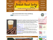 Tablet Screenshot of britishbeefjerky.co.uk